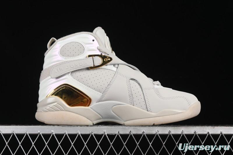 Nike Air Jordan 8 Retro "Champagne" Basketball Shoes Inspired by O'Brien Trophy - 832821-030