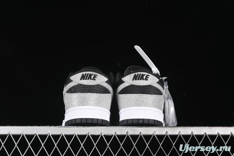 Nike SB Dunk Low Black Reverse Starry Sky Anniversary High-End Custom Low-Top Casual Skate Shoes - KK1333-003