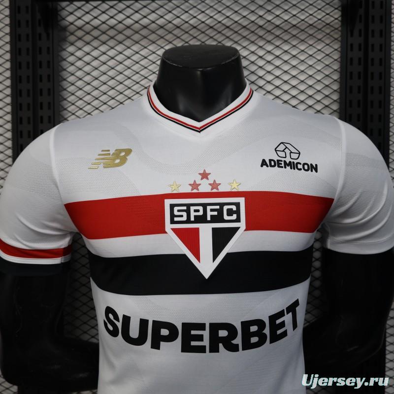 Player Version 25/26 Sao Paulo Home Jersey