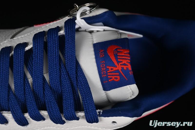 Nike Air Force 1 '07 Low Champion Collaboration - Blue White Red Low-Top Casual Sneakers - KK1988-002