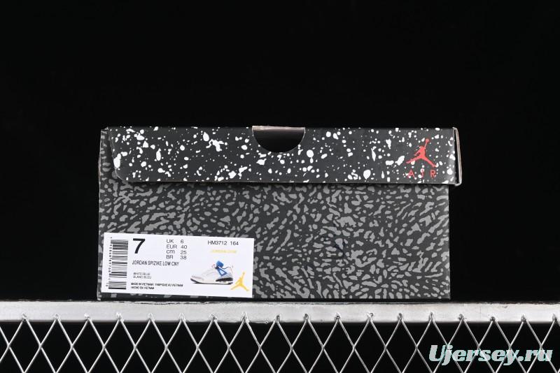 Nike Jordan Spizike Low AJ Hybrid Elements White Blue Culture Casual Sneakers - HM3712-164