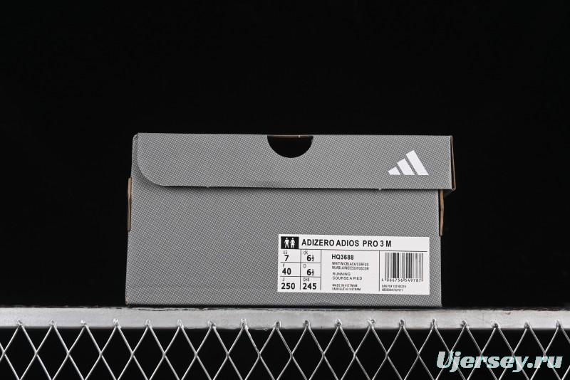 Adidas Adizero Adios Lightweight Breathable Low-Top Running Shoes - HQ3688