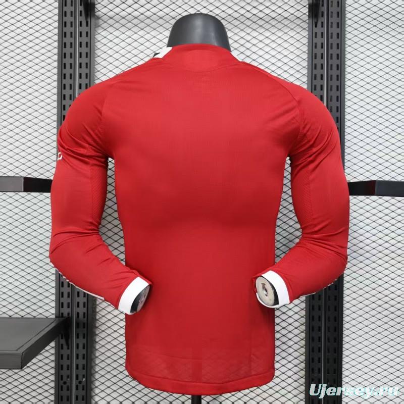 Player Version 25/26 LIverpool Home Long Sleeve Jersey