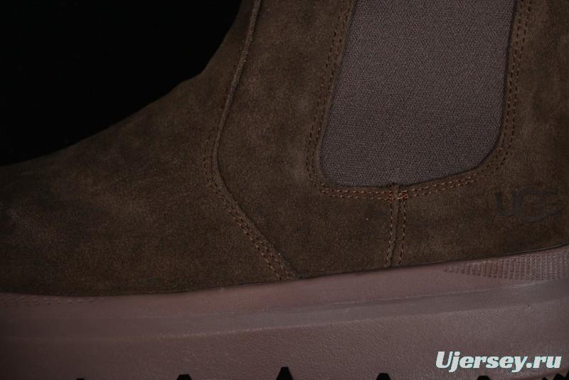 UGG Burleigh Chelsea Winter Boots for Men with Lightweight Anti-Slip Sole and Genuine Wool Leather - 1152050