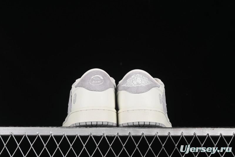 Nike Travis Scott x Fragment Design x Air Jordan 1 Low OG SP AJ1 Casual Sneakers - JH6088-701