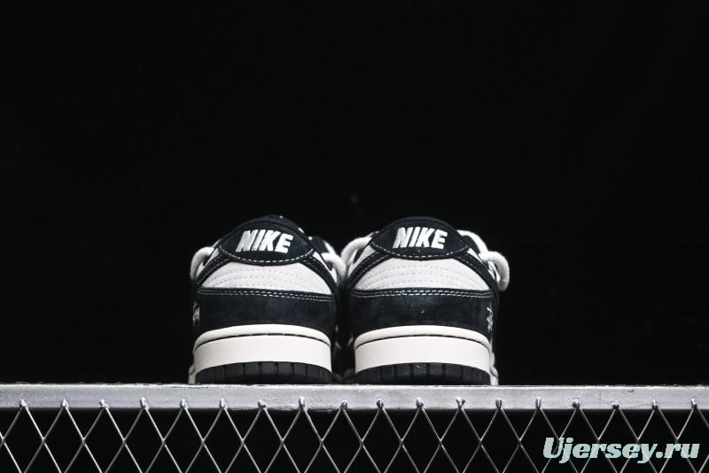 Nike SB Dunk Low Stussy Collaboration - Anniversary High-End Customized Low-Top Casual Skate Shoes - YX5066-209