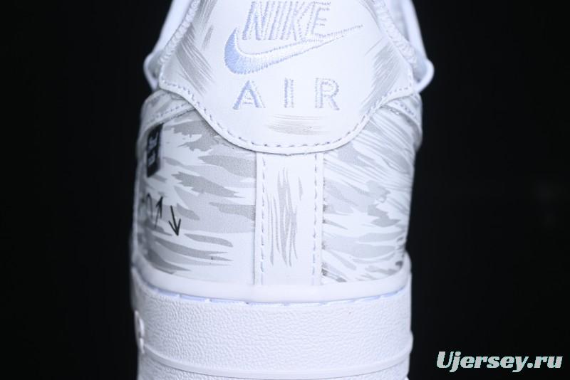 Nike Air Force 1 '07 Low Lace-Up Casual Sneakers with Full-Length Air Cushion - ZH0316-049