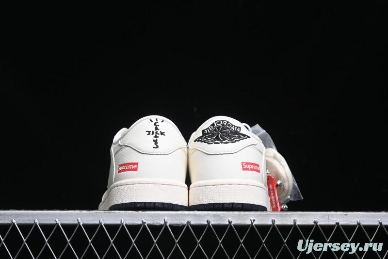 Nike Travis Scott x Fragment Design x Air Jordan 1 Low OG SP AJ1 Sneakers - BB7518-002