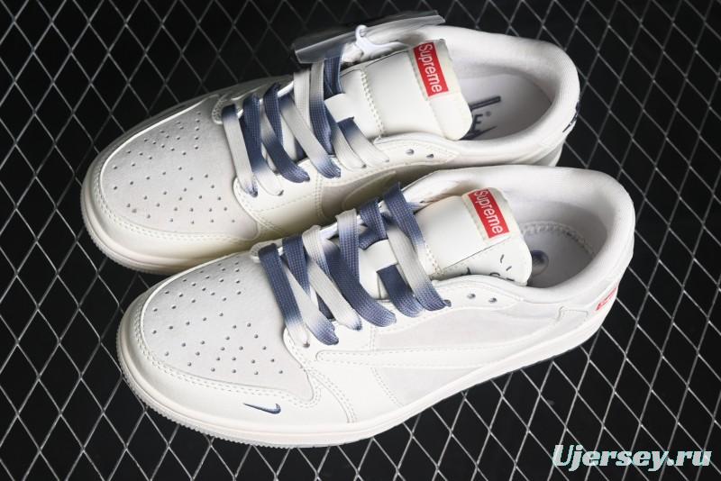 Nike Travis Scott x Fragment Design x Air Jordan 1 Low OG SP AJ1 Sup Collaboration - BB7518-001