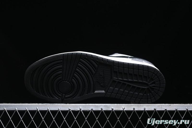 Nike Air Jordan 1 Low Stussy Collaboration Pig Grey Black Swoosh Custom Retro Basketball Shoes - SJ9950-029