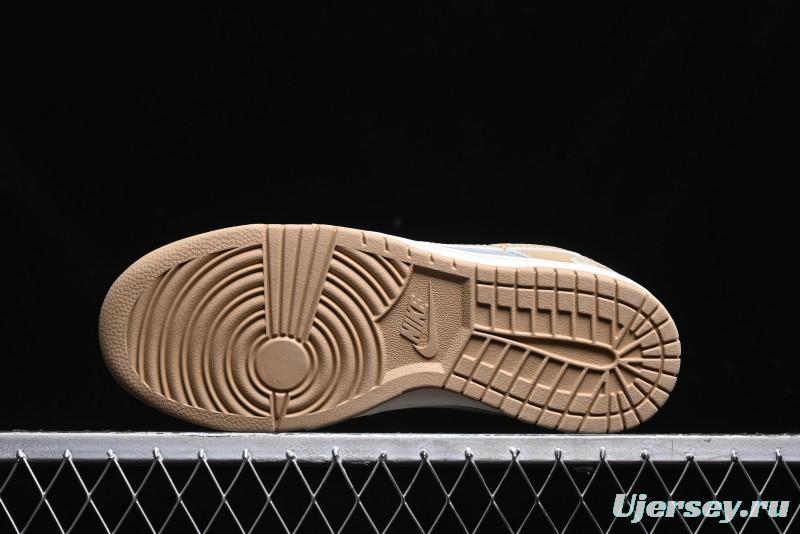 Nike SB Dunk Low BAPE Collaboration - Beige Grey Brown Anniversary Customized Low-Top Casual Sneakers - BB8969-006