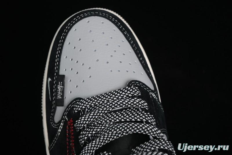 Nike Travis Scott x Fragment Design x Air Jordan 1 Low OG SP AJ1 Sneakers - SJ2068-133