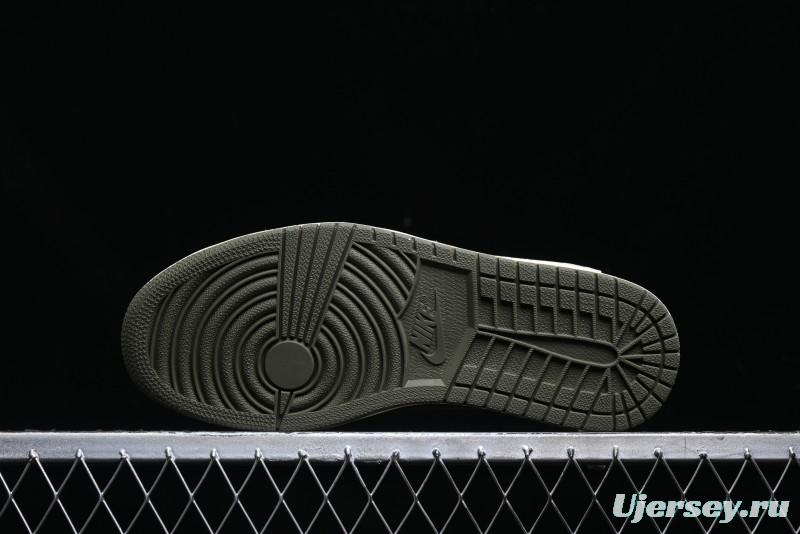 Nike Travis Scott x Air Jordan 1 Low OG AJ1 Collaboration Reverse Swoosh Sneakers - DM7866-002