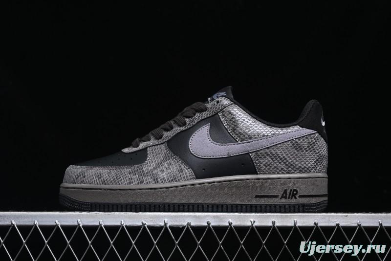 Nike Air Force 1 '07 Low Snake Year Themed Low-Top Casual Sneakers - HF2898-001