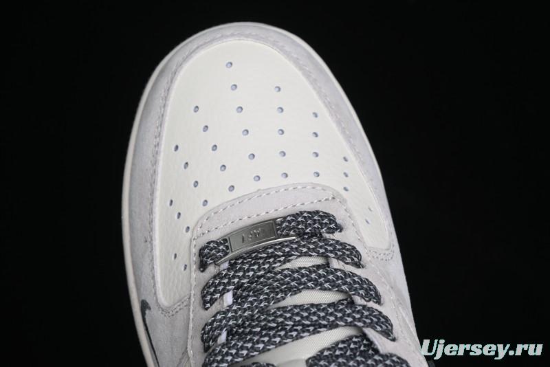 Nike Air Force 1 '07 Low Supreme The North Face Collaboration - Grey Black Red Logo - XZ6188-112