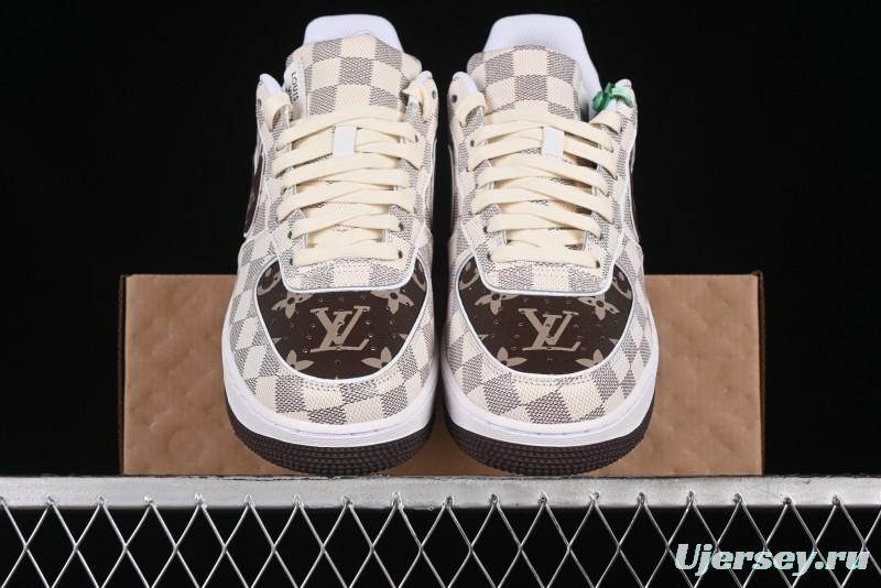 Nike Air Force 1 '07 Low Louis Vuitton Collaboration Casual Sneakers - LD4631-202