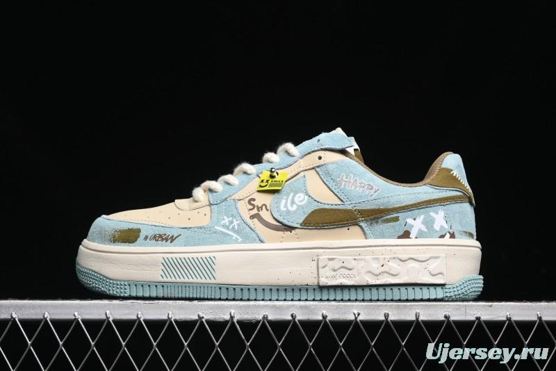 Nike Air Force 1 Fontanka Low Top Casual Sneakers Enjoy Life Custom Design - CW6688-508