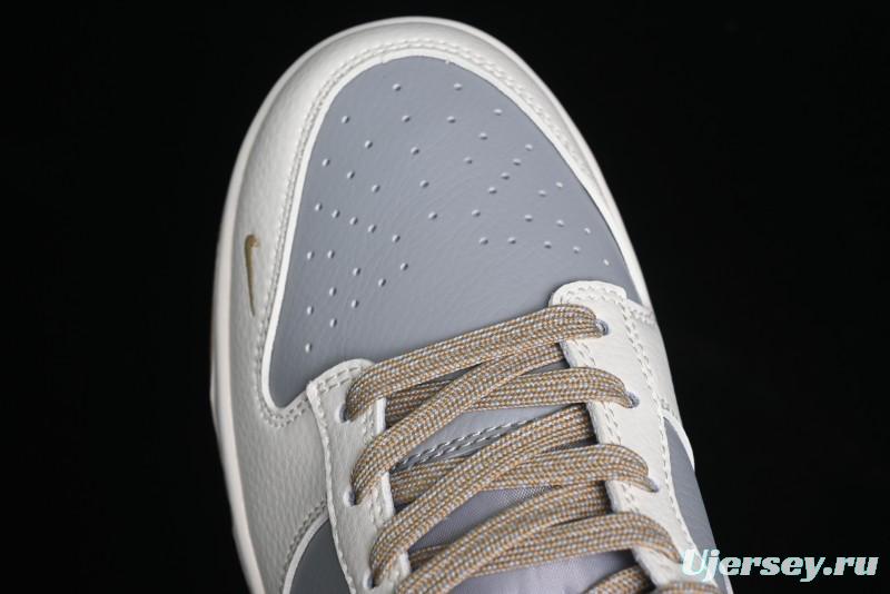 Nike SB Dunk Low BAPE Collaboration - Beige Grey Brown Anniversary Customized Low-Top Casual Sneakers - BB8969-006