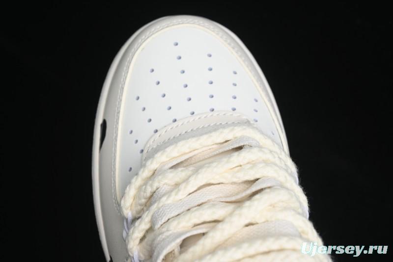 Nike Air Force 1 '07 Low Milk Pig Casual Lace-Up Sneakers - BD7701-110