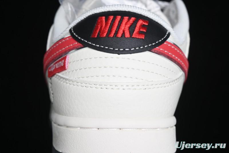 Nike SB Dunk Low Supreme Collaboration - Hello Kitty Anniversary Customized Low-Top Casual Sneakers - XY1688-018