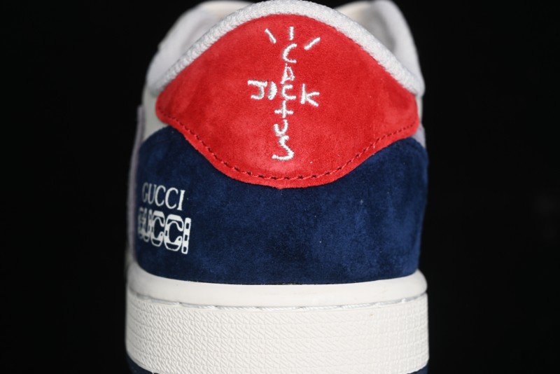 Nike Travis Scott x Fragment Design x Air Jordan 1 Low OG SP AJ1 Multi-Color Patchwork Low-Top Casual Sneakers - DM7866-039