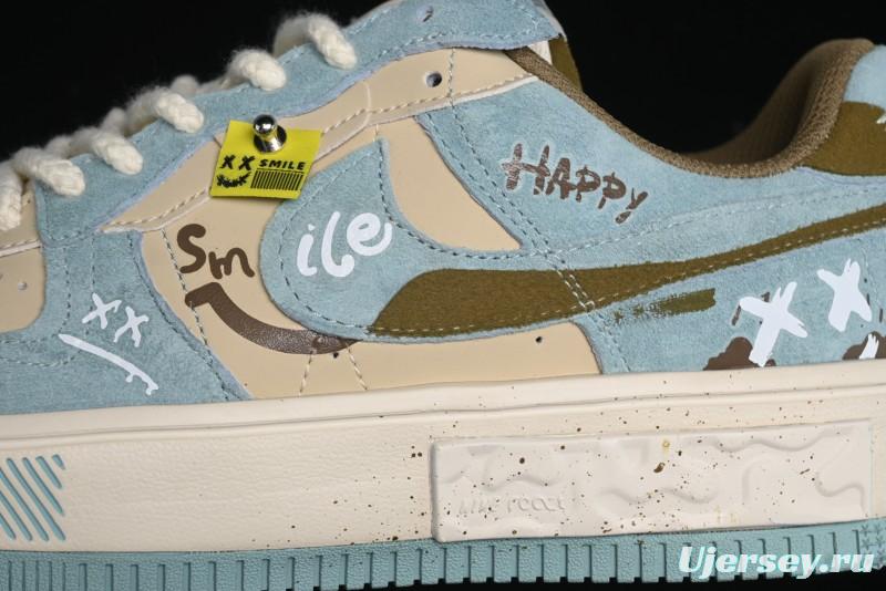 Nike Air Force 1 Fontanka Low Top Casual Sneakers Enjoy Life Custom Design - CW6688-508