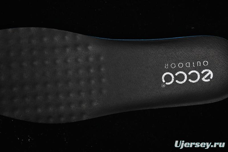 ECCO DRIVE Series Outdoor Waterproof Breathable Slip-Resistant Retro Fashion Patchwork Hiking Shoes - 88259401001