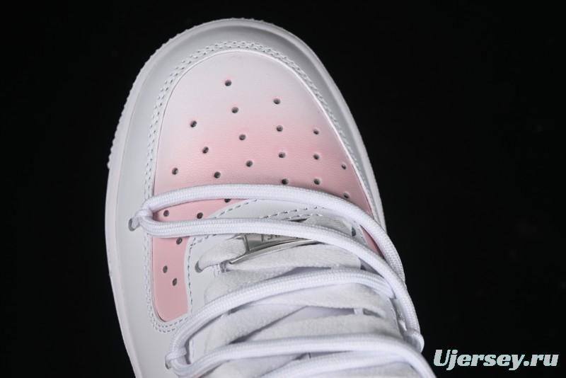 Nike Air Force 1 '07 Low Custom Spray Cherry Blossom Story Low-Top Casual Sneakers - ZH0316-052