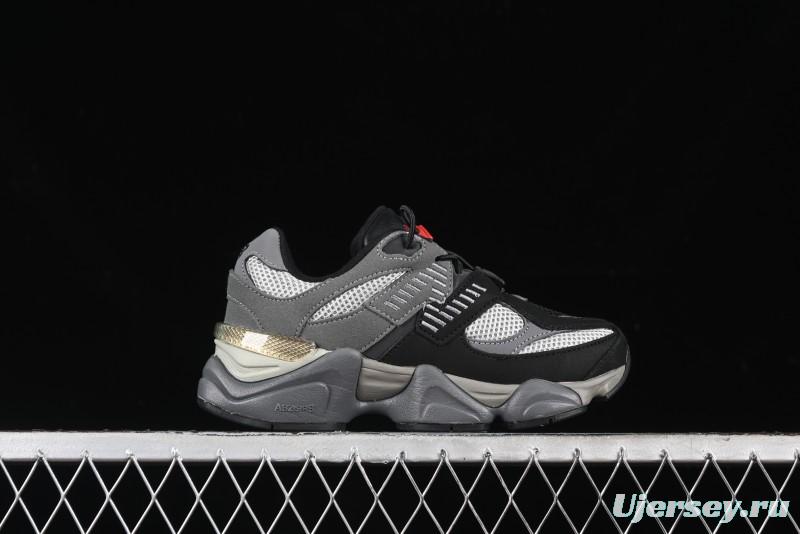 New Balance 9060 Series Hook and Loop Kids Sneakers - PV9060BLK