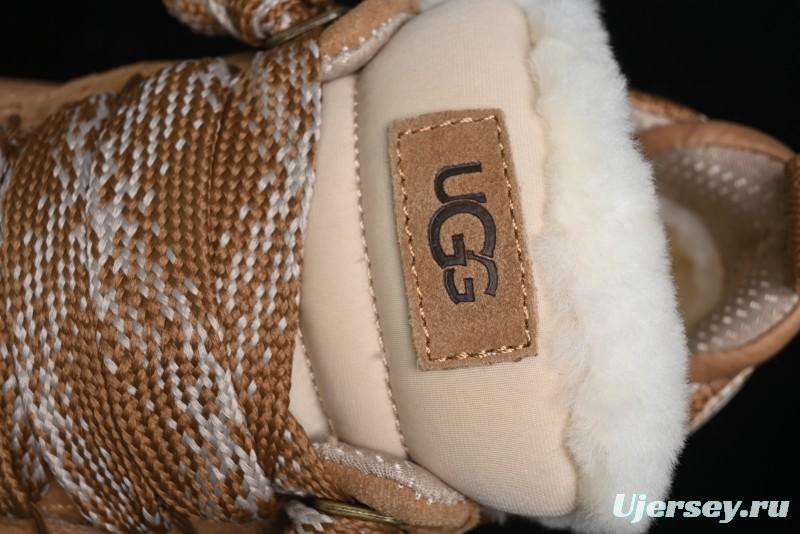 UGG Classic Ultra Mini Mel Dual Color Lace-Up Low-Top Casual Shoes - 1144032