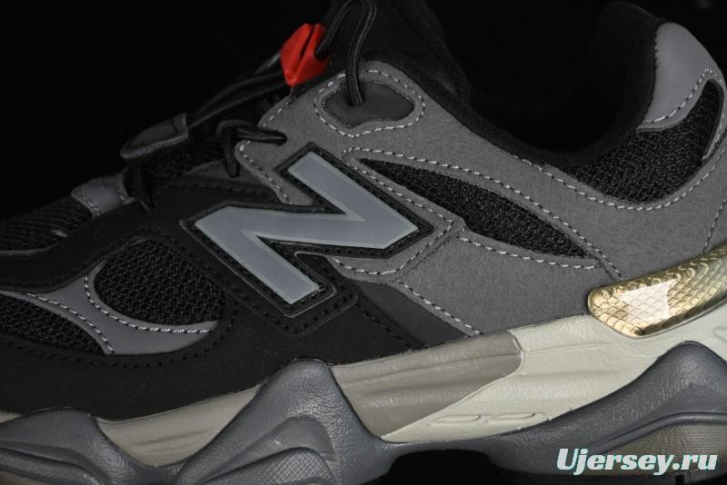 New Balance 9060 Series Hook and Loop Kids Sneakers - PV9060BLK