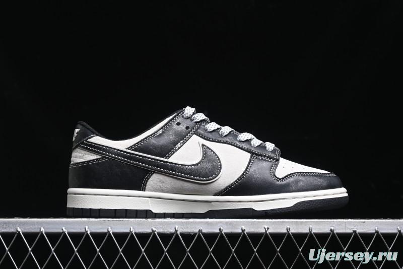 Nike SB Dunk Low The North Face Series - High Gloss Black Swoosh Anniversary Custom Low-Top Casual Skate Shoes - DJ2024-047