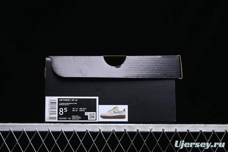 Nike Air Force 1 '07 Low Casual Sneakers with Full-Length Air Cushion - HQ3458-142