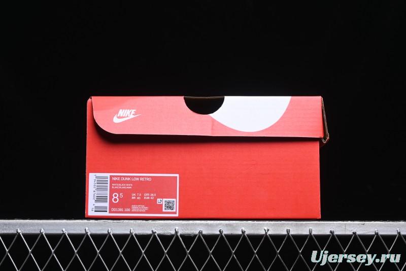 Nike Dunk Low Retro Panda Oxidized Vintage High Street Casual Sneakers - DD1391-100