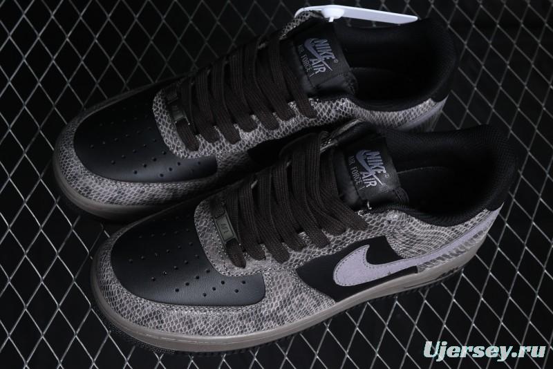 Nike Air Force 1 '07 Low Snake Year Themed Low-Top Casual Sneakers - HF2898-001