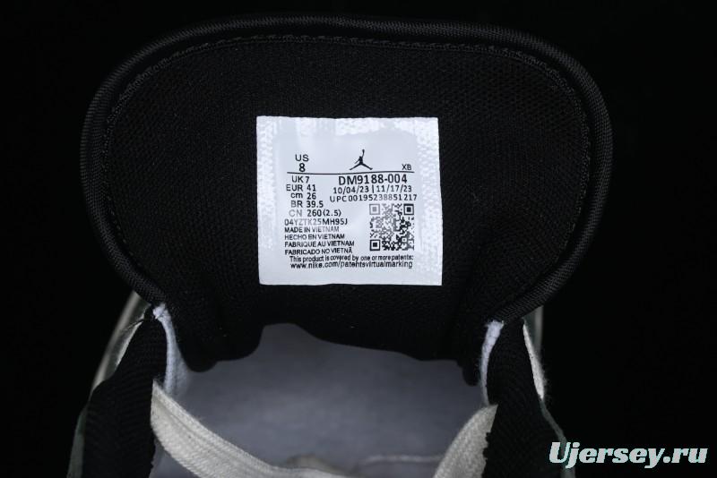 Nike Air Jordan 1 Low AJ1 The North Face Collaboration - Custom Premium Pigskin Dark Green Retro Basketball Shoes - DM9188-004