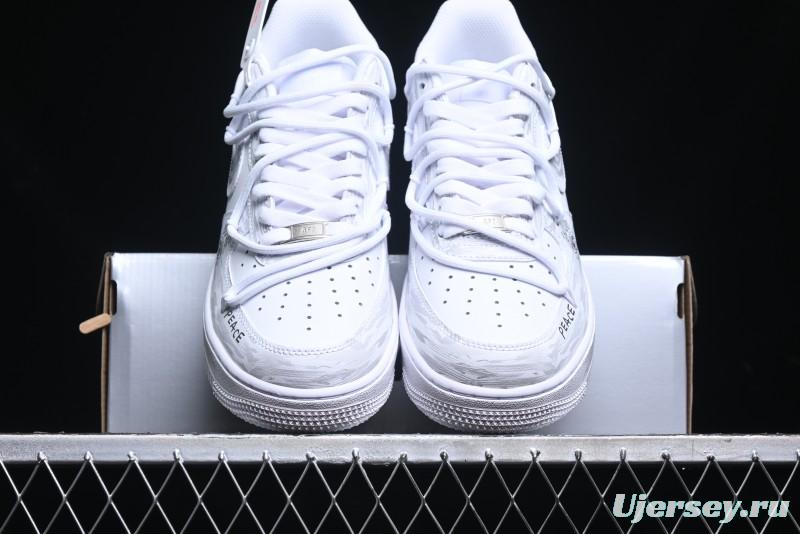 Nike Air Force 1 '07 Low Lace-Up Casual Sneakers with Full-Length Air Cushion - ZH0316-049