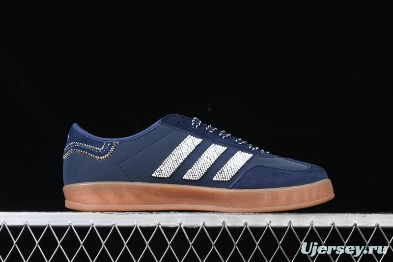Adidas Clot x Originals Gazelle Indoor Retro Casual Slip-Resistant Wear-Resistant Low-Top Sneakers - IH3725