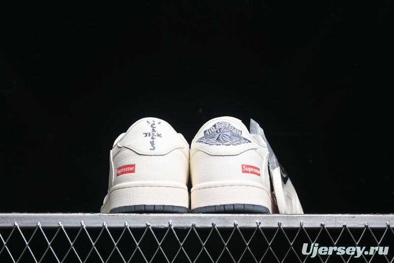 Nike Travis Scott x Fragment Design x Air Jordan 1 Low OG SP AJ1 Sup Collaboration - BB7518-001