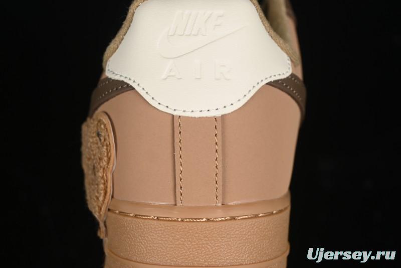 Nike Air Force 1 '07 Low Maillard Bear Casual Sneakers - CJ9297-999