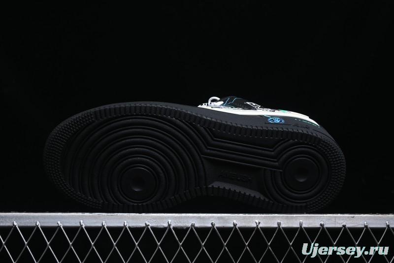 Nike Air Force 1 '07 Low Punk Future Cyberpunk Style Casual Sneakers - DV3464-011