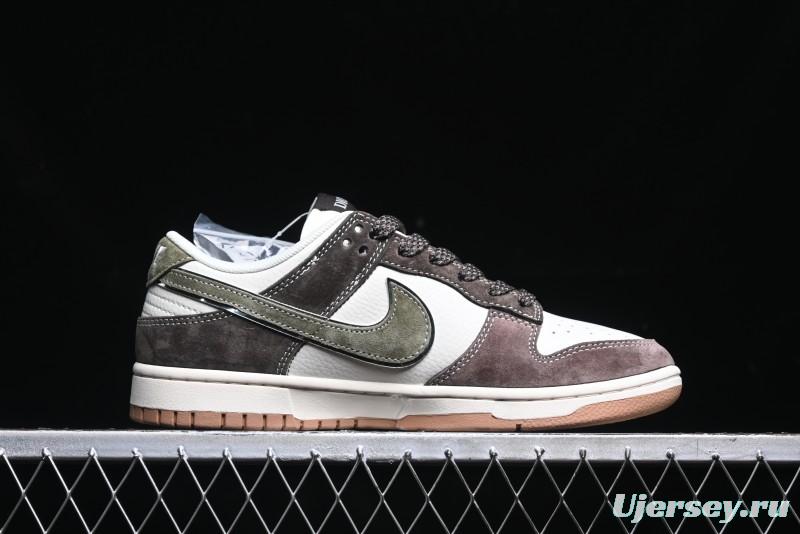 Nike SB Dunk Low Dior Collaboration - Chestnut Anniversary High-End Custom Low-Top Casual Sneakers - XS1086-007