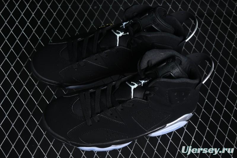 Nike Air Jordan 6 Retro Metallic Silver Basketball Shoes - DX2836-001