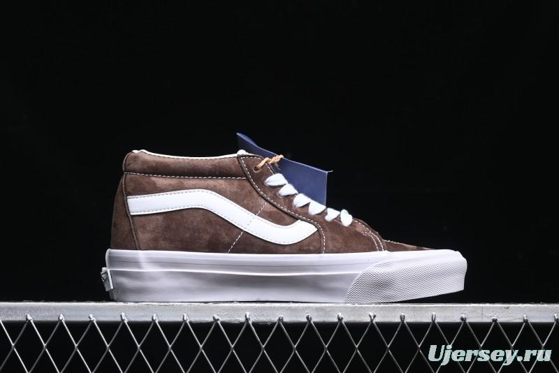 Vans Sk8-Mid Reissue 83 Premium Suede Retro Skate Shoes - VN000CQQDMV