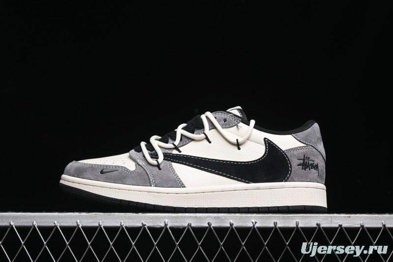 Nike Air Jordan 1 Low OG SP Travis Scott x Fragment Design Collaboration Sneakers - SJ0086-141