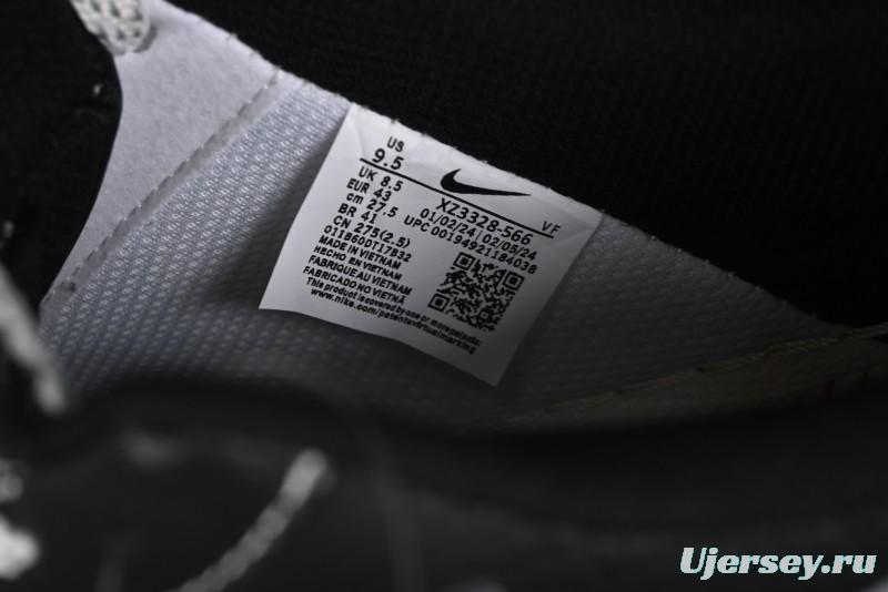 Nike Air Force 1 '07 Low Stussy Collaboration - Black Grey Casual Sneakers - XZ3328-566