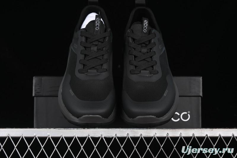 ECCO DRIVE Series Outdoor Waterproof Breathable Slip-Resistant Retro Fashion Patchwork Hiking Shoes - 88259401001