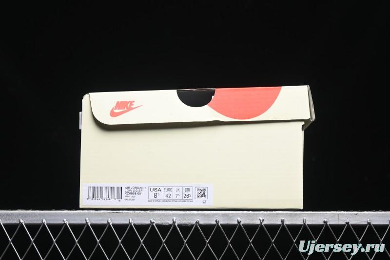 Nike Travis Scott x Fragment Design x Air Jordan 1 Low OG SP AJ1 Retro Sneakers - XZ6868-001