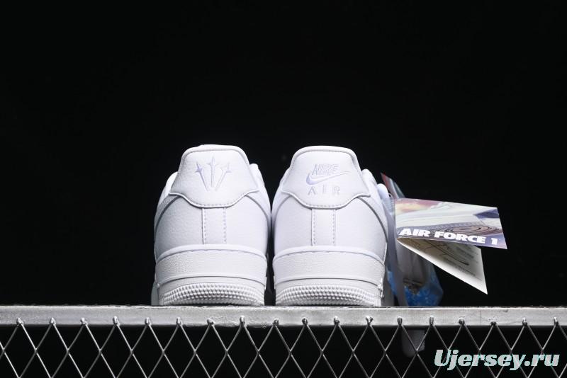 Nike Air Force 1 '07 Low Casual Sneakers with Full-Length Air Cushion - FV9918-100