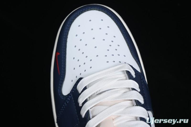 Nike Air Jordan 1 Low OG "Howard University" Casual Sneakers - HQ2993-100